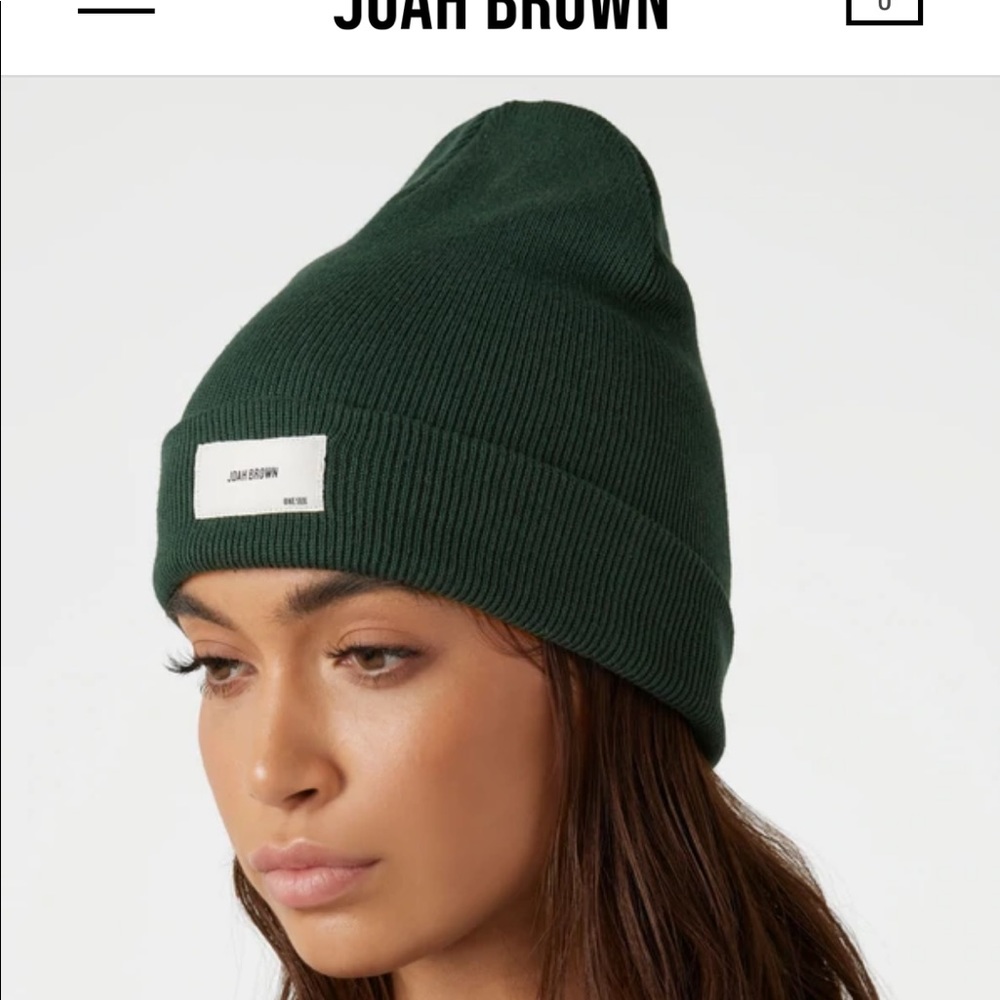 Joah Brown Official Beanie Forest Green NWT new
